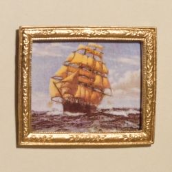 Spanish Galleon Picture in Frame