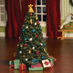 Dolls House Christmas Tree with Presents