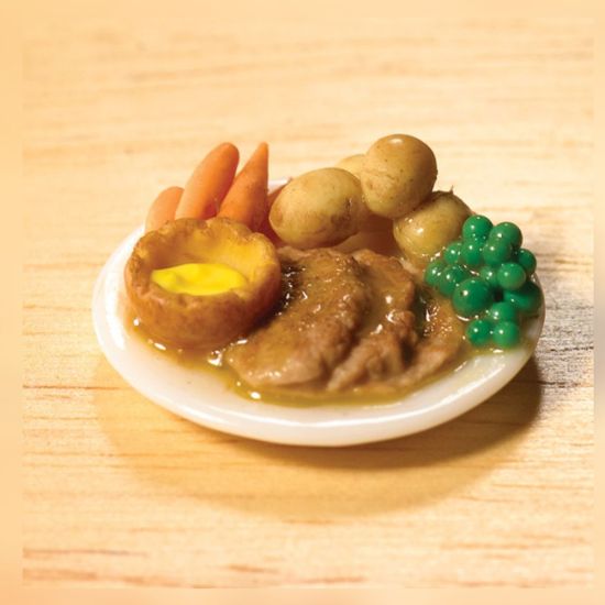 Roast Beef Dinner for Dolls House