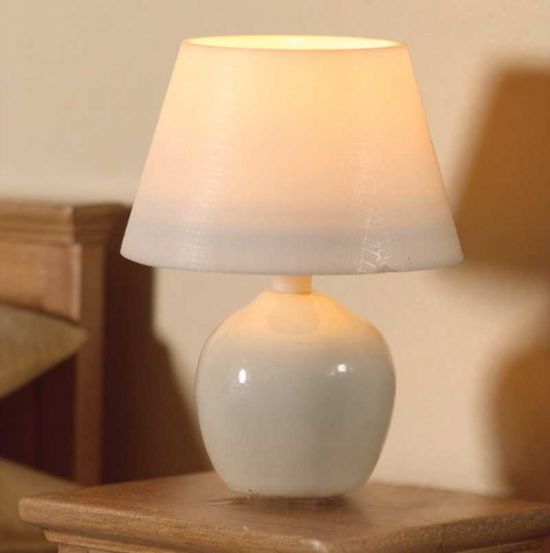 White Ceramic Table Lamp