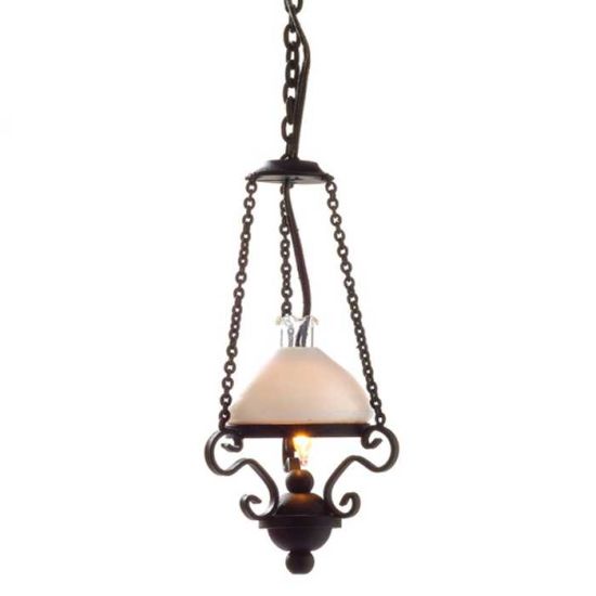 Black & White Hanging Lantern Light