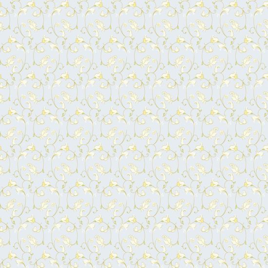 Blue Creeping Vine Wallpaper