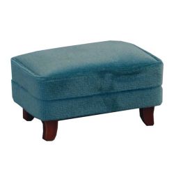 Teal Modern Footstool