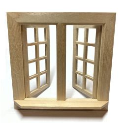 Opening Window Frame - 16 Pane