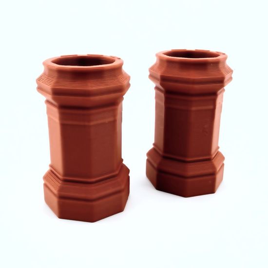 Chimney Pots (pair) - Octagonal #2