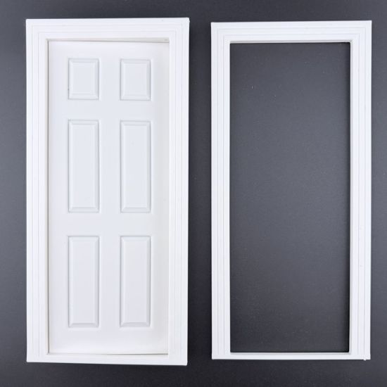 White Interior Door for 1:12 Scale Dolls House #3