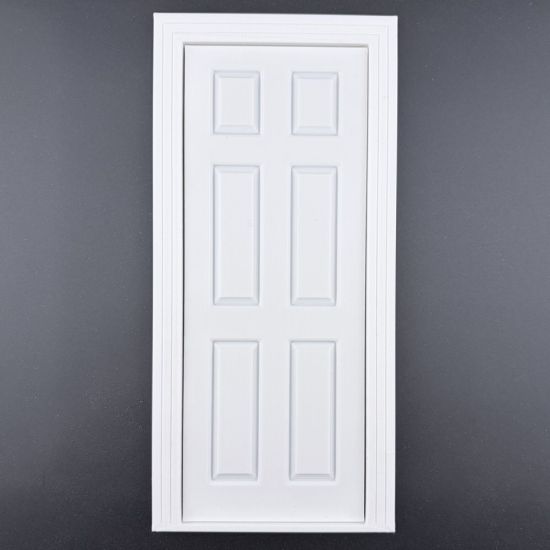White 6 Panel False Door for 1:12 Scale Dolls House