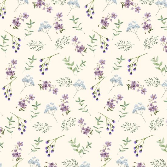 Cottage Flowers Wallpaper