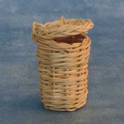 Wicker Laundry Basket with Lid