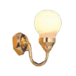 White shade wall lamp for Dolls House