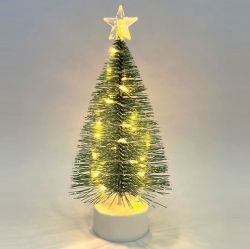 Christmas Tree with White LED Battery Lights