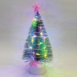 Christmas Tree with Coloured LED Battery Lights