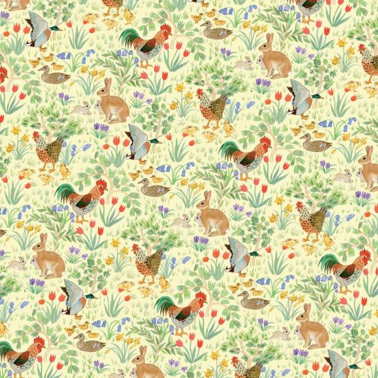 Country Springtime Wallpaper - Lemon