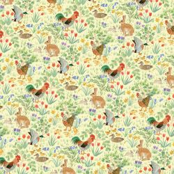 Country Springtime Wallpaper - Lemon