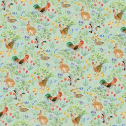Country Springtime Wallpaper - Green