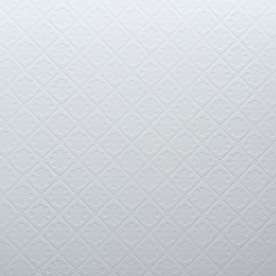 Embossed Anaglypla Flowers Ceiling Paper