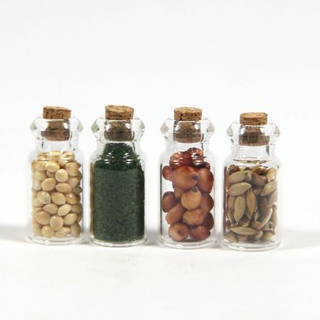 Herb Jars x4