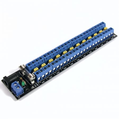 24 Socket Connector with 12 Switched