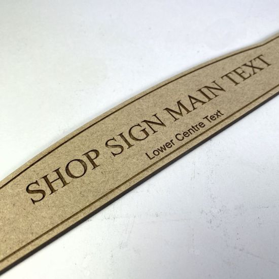 Engraved Dolls House Shop Sign