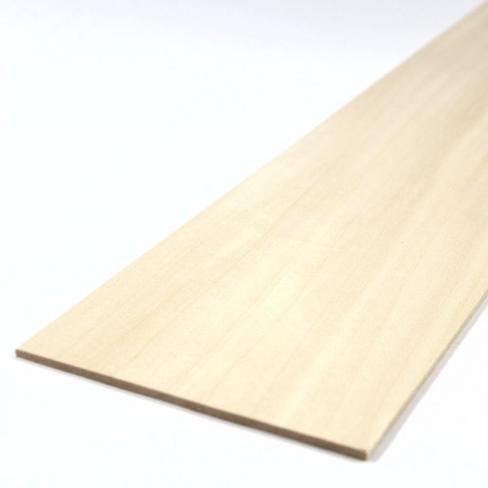 Basswood Sheet 450mm x 100mm x 2.5mm (BA25)