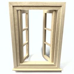 Opening Window Frame - 6 Pane