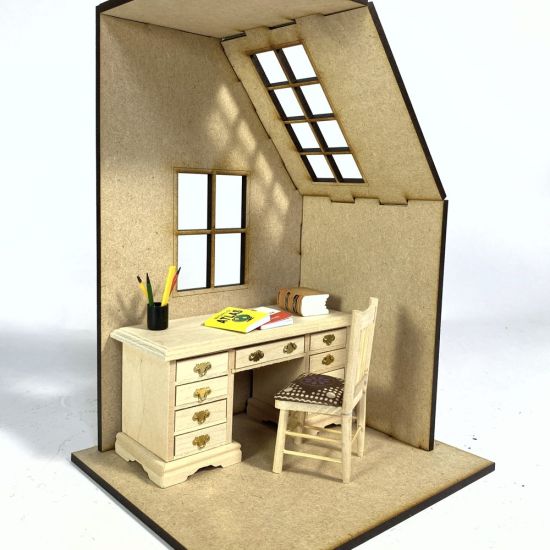 Attic Room Box Kit (1:12 scale) #2