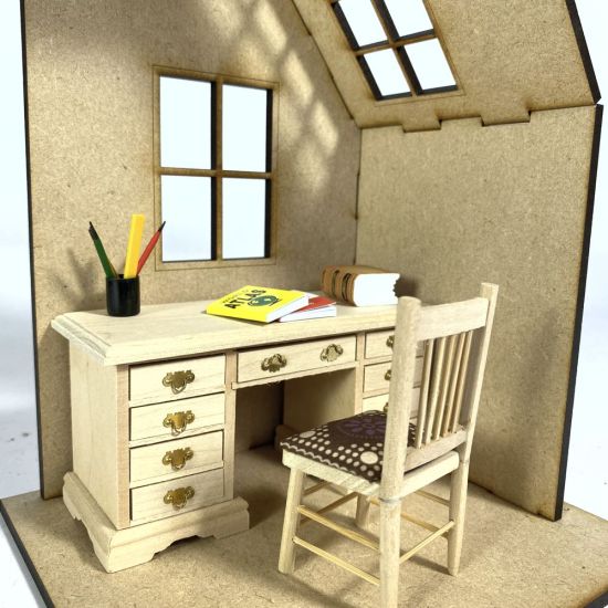 Attic Room Box Kit (1:12 scale) #3