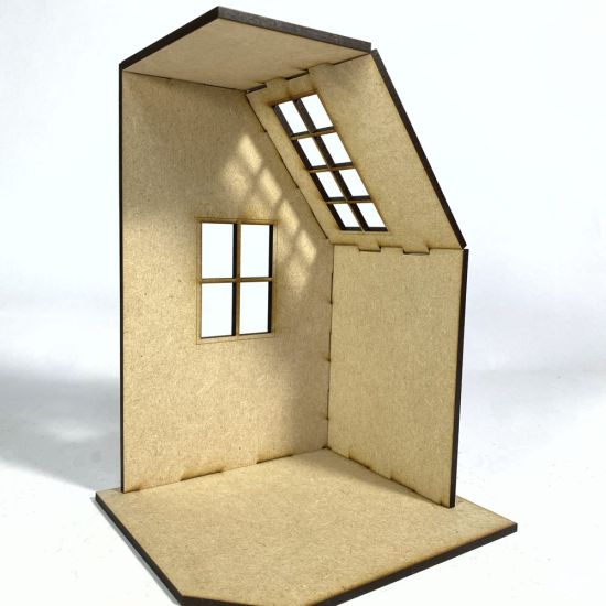 Attic Room Box Kit (1:12 scale)