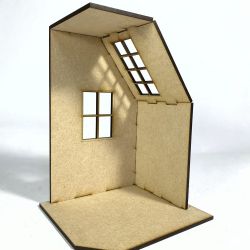 Attic Room Box Kit (1:12 scale)