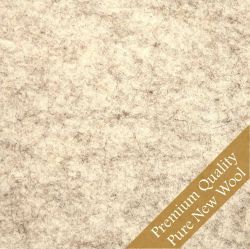 Premium Wool Dolls House Carpet - White / Beige