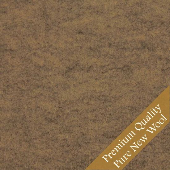 Premium Wool Dolls House Carpet - Brown Mix