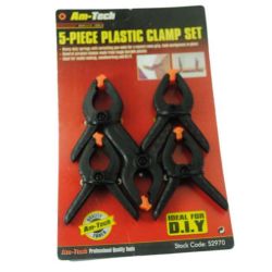 Plastic Spring Clamps Pack of 5