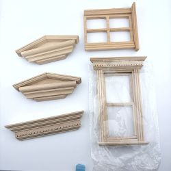 Damaged Window Frames & Pediment Parts