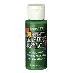Crafters Acrylic Paint - 59ml - Holiday Green