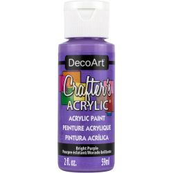Crafters Acrylic Paint - 59ml - Bright Purple