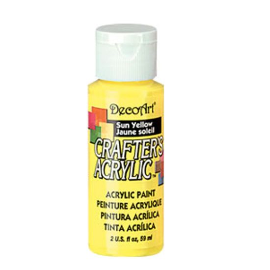 Crafters Acrylic Paint - 59ml - Sun Yellow