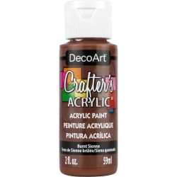 Crafters Acrylic Paint - 59ml - Burnt Sienna