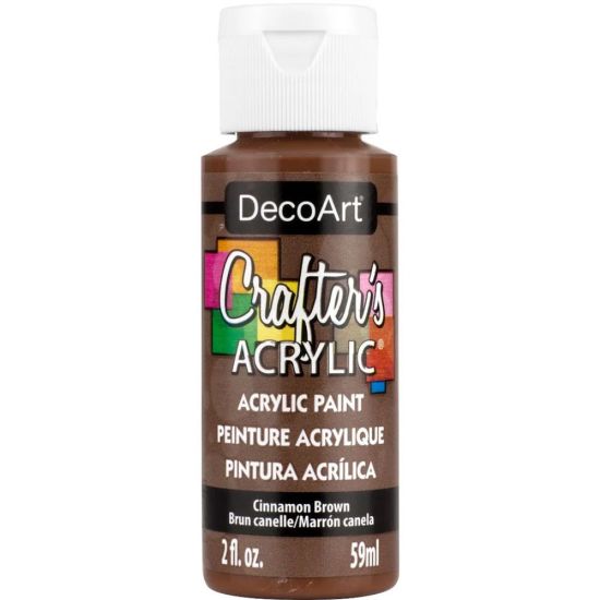 Crafters Acrylic Paint - 59ml - Cinnamon Brown