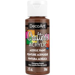 Crafters Acrylic Paint - 59ml - Cinnamon Brown