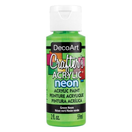 Crafters Acrylic Paint - 59ml - Green Neon