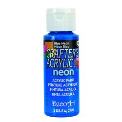 Crafters Acrylic Paint - 59ml - Blue Neon