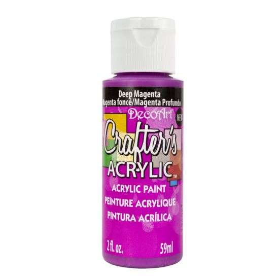 Crafters Acrylic Paint - 59ml - Deep Magenta