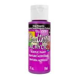 Crafters Acrylic Paint - 59ml - Deep Magenta