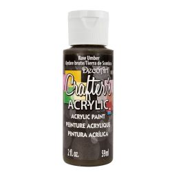 Crafters Acrylic Paint - 59ml - Raw Umber