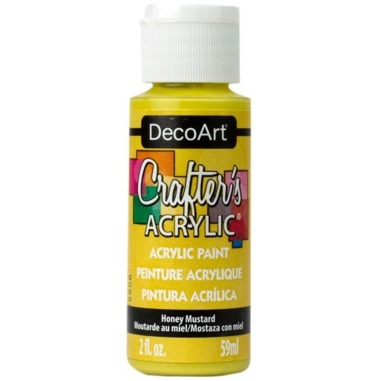 Crafters Acrylic Paint - 59ml - Honey Mustard