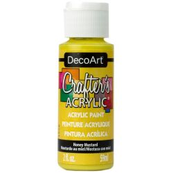 Crafters Acrylic Paint - 59ml - Honey Mustard