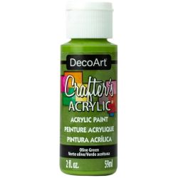 Crafters Acrylic Paint - 59ml - Olive Green