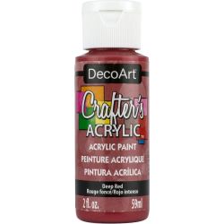 Crafters Acrylic Paint - 59ml - Deep Red