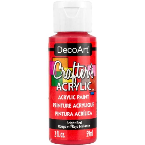 Crafters Acrylic Paint - 59ml - Bright Red