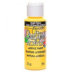 Crafters Acrylic - 59ml Acrylic - Bright Yellow